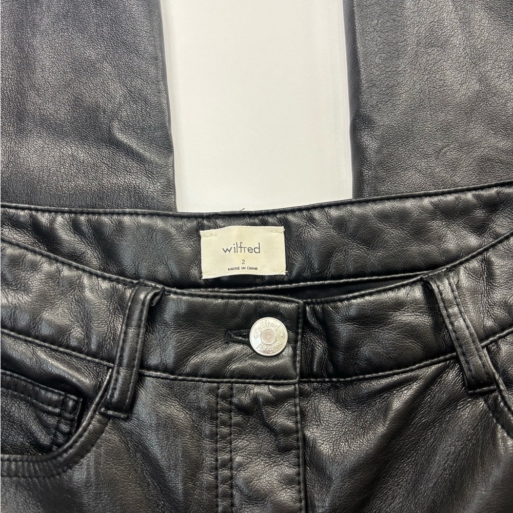 Wilfred by Aritzia The Melina Vegan Leather Pants - Picture 4 of 8
